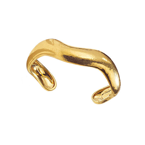 Virgin Gold Wave Cuff