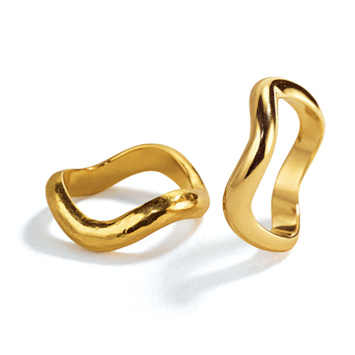 Virgin Gold Wave Ring